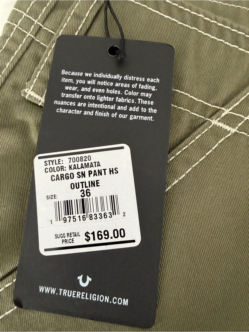 Men's Olive Cargo Pants - Durable Everyday Workwear